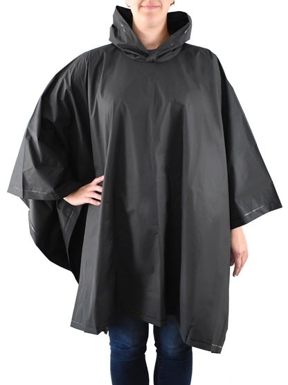 Packable Reusable Rain Poncho - view 3
