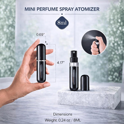 4-Pack Refillable Travel Perfume Atomizers - view 7