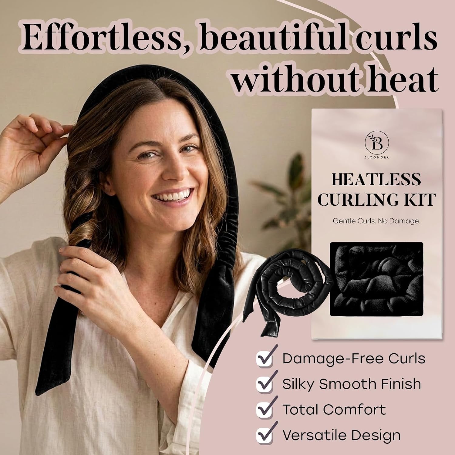 Velvet Heatless Curling Set - view 2
