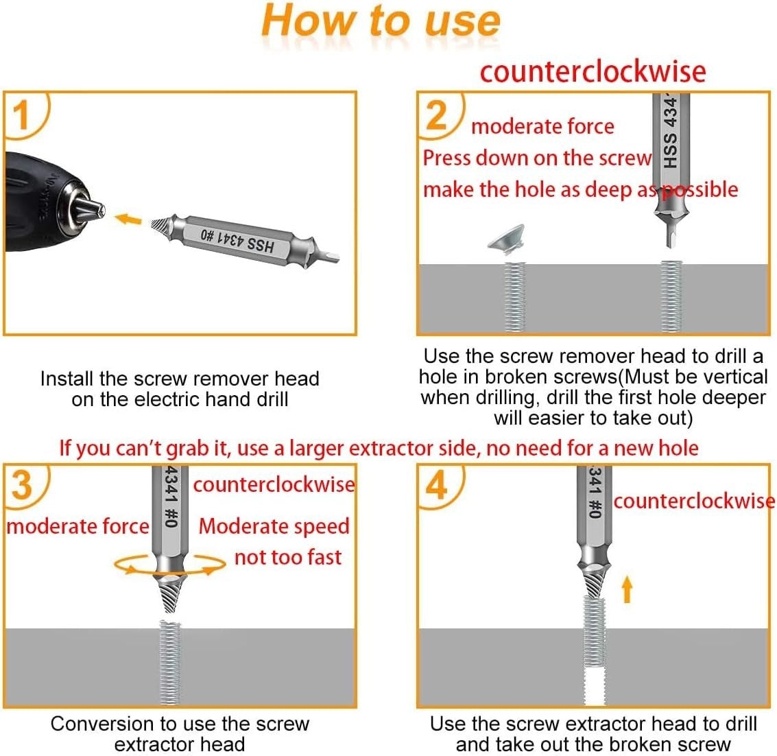 Damaged Screw Extractor Set - view 2