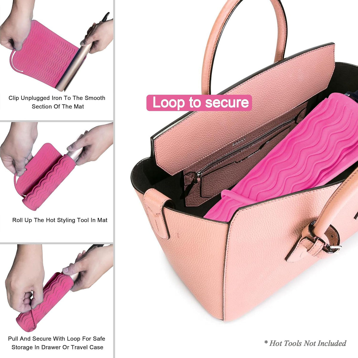 Heat-Resistant Silicone Hair Tool Mat - view 7