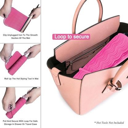Heat-Resistant Silicone Hair Tool Mat - view 7