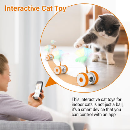 Rechargeable Remote-Control Moving Cat Toy - view 2