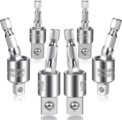 6-Piece 360° Rotating Socket Adapter Set