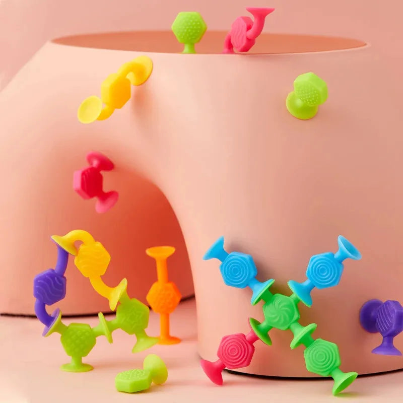 25-Piece Suction-Cup Building Toy Set - view 6