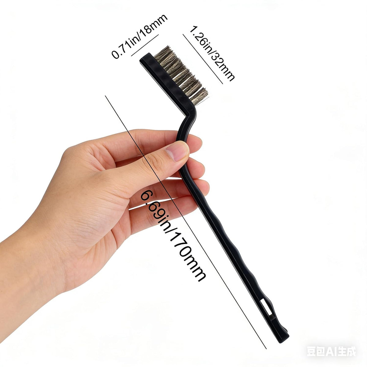 Mini Wire Brush & Scraper Cleaning Set - view 2
