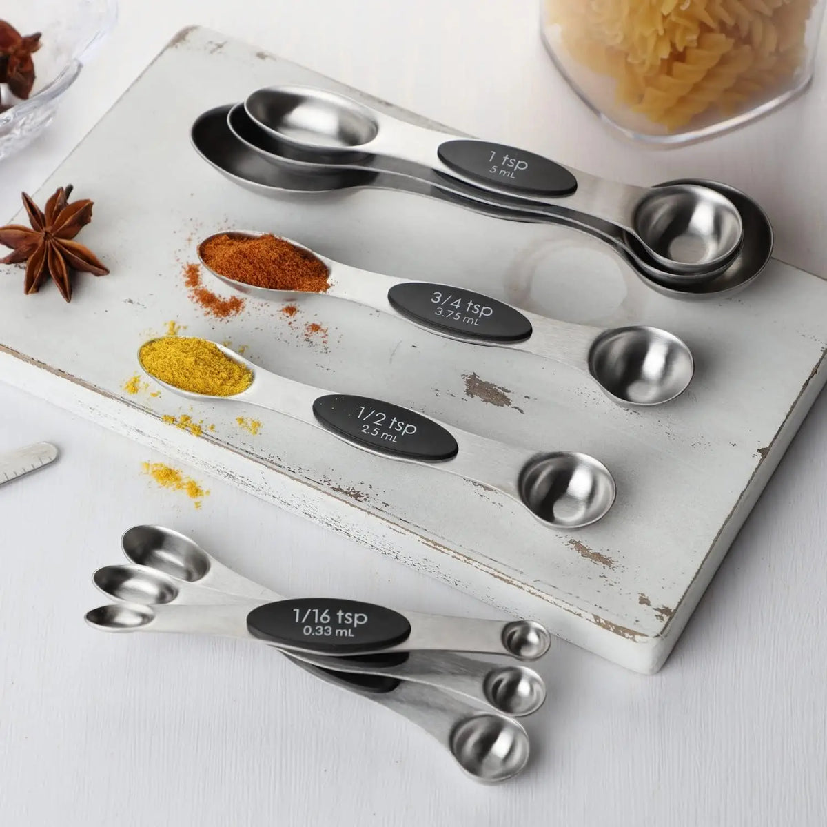 Magnetic Stainless-Steel Measuring Spoon Set - view 6
