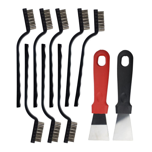Mini Wire Brush & Scraper Cleaning Set