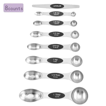 Magnetic Stainless-Steel Measuring Spoon Set - view 10