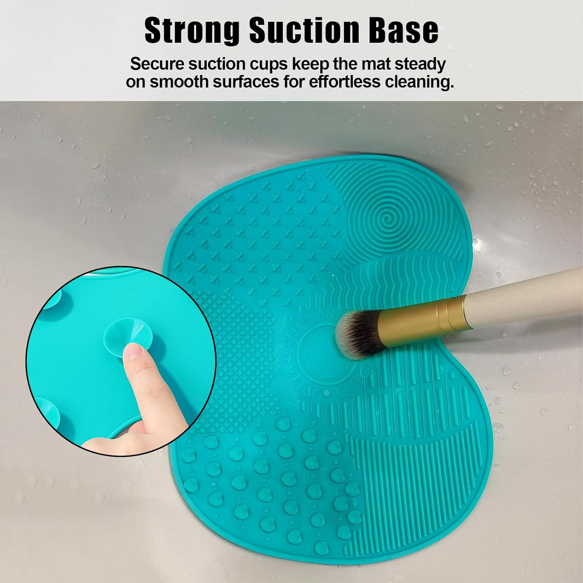 2-Pack Silicone Makeup Brush Cleaning Mats - view 5