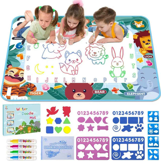 Large 40 × 32-Inch Water Doodle Drawing Mat