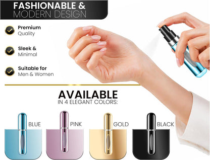 4-Pack Refillable Travel Perfume Atomizers - view 2