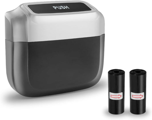 Leakproof Mini Car Trash Can with 30 Bags