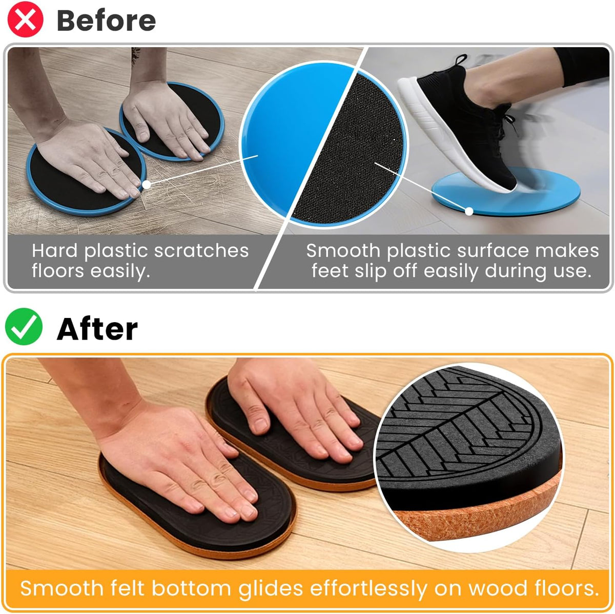 Core Workout Sliding Discs – 2 Pack - view 3