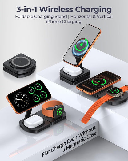 Foldable 3-in-1 Magnetic Charging Stand - view 2