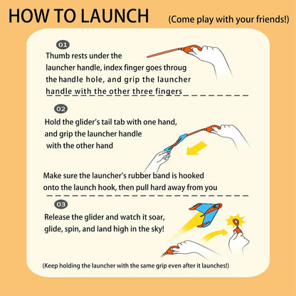 Outdoor Foam Airplane Launcher Set - view 2