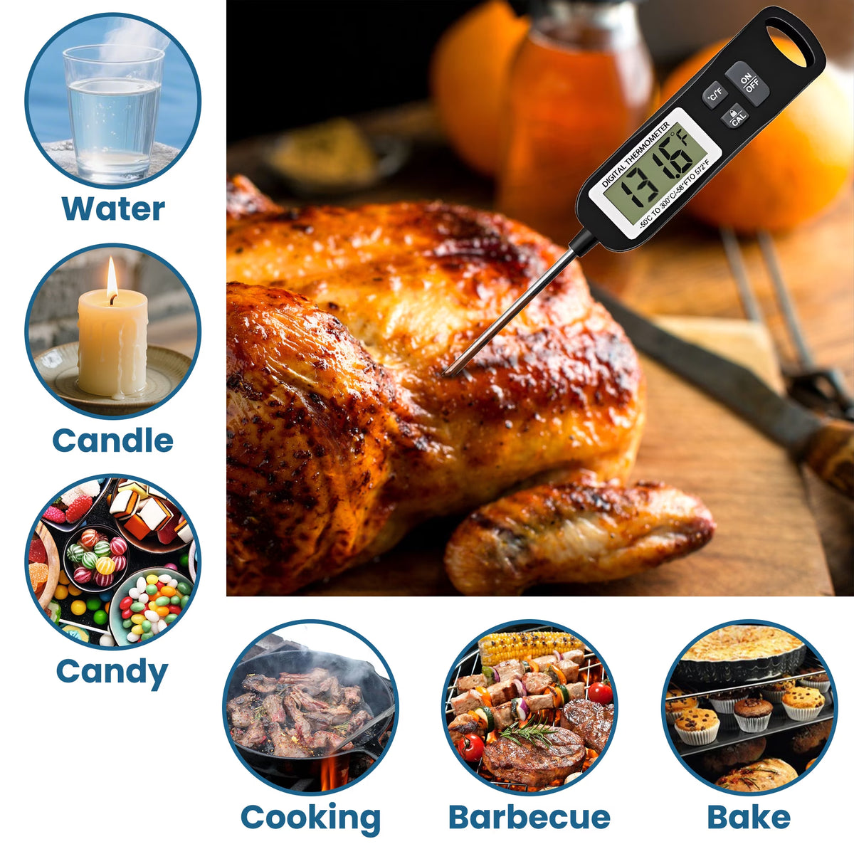 Instant Read Digital Food Thermometer - view 2