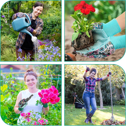4-Pair Floral Gardening Gloves - view 7