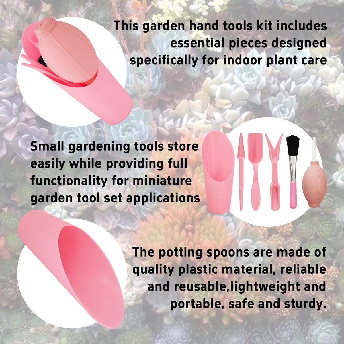 6-Piece Mini Succulent Gardening Tool Set - view 5