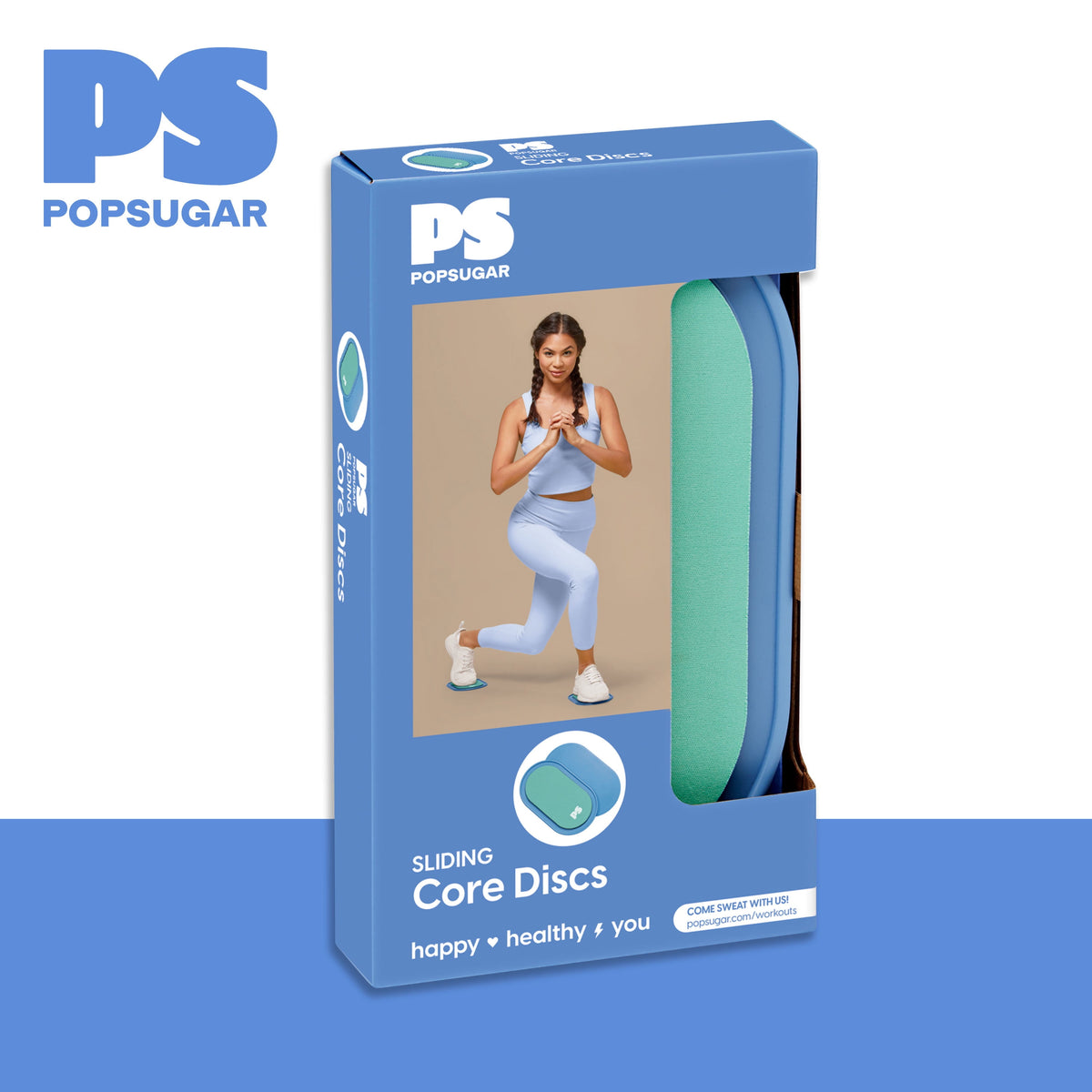 Dual-Sided Core Exercise Sliding Discs - view 2