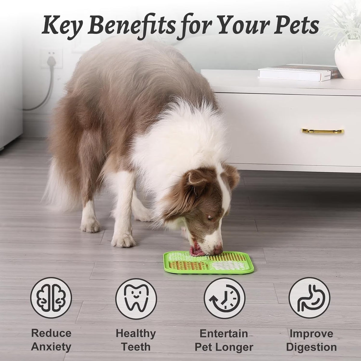 Silicone Pet Lick Mat Set with Suction Cups - view 2