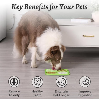 Silicone Pet Lick Mat Set with Suction Cups - view 2
