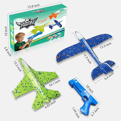 3-Pack LED Foam Airplane Launcher Set - view 8