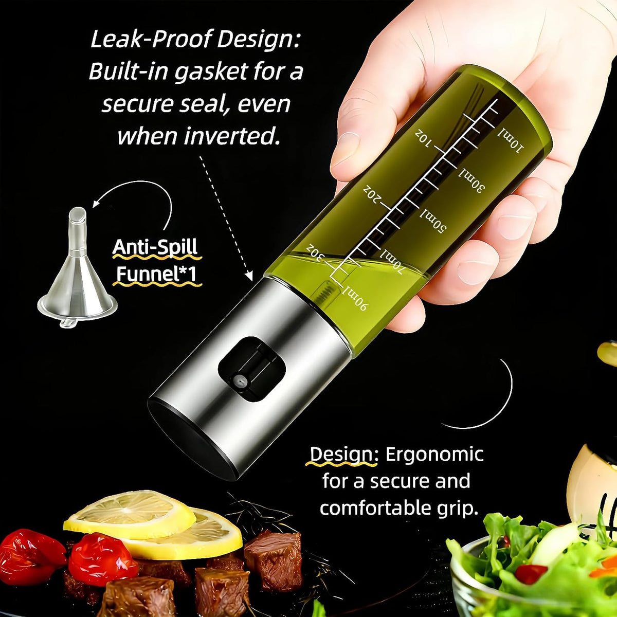 2-in-1 Premium Olive Oil Sprayer Bottle - view 7