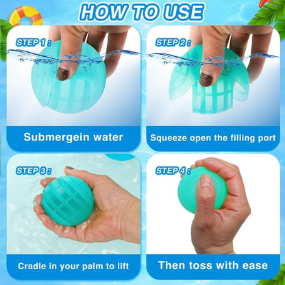 12-Pack Reusable Self-Sealing Water Balloons - view 4