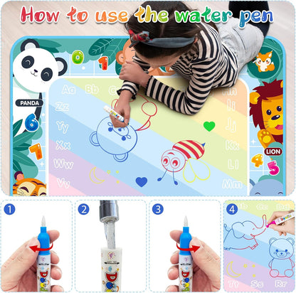 Large 40 × 32-Inch Water Doodle Drawing Mat - view 6