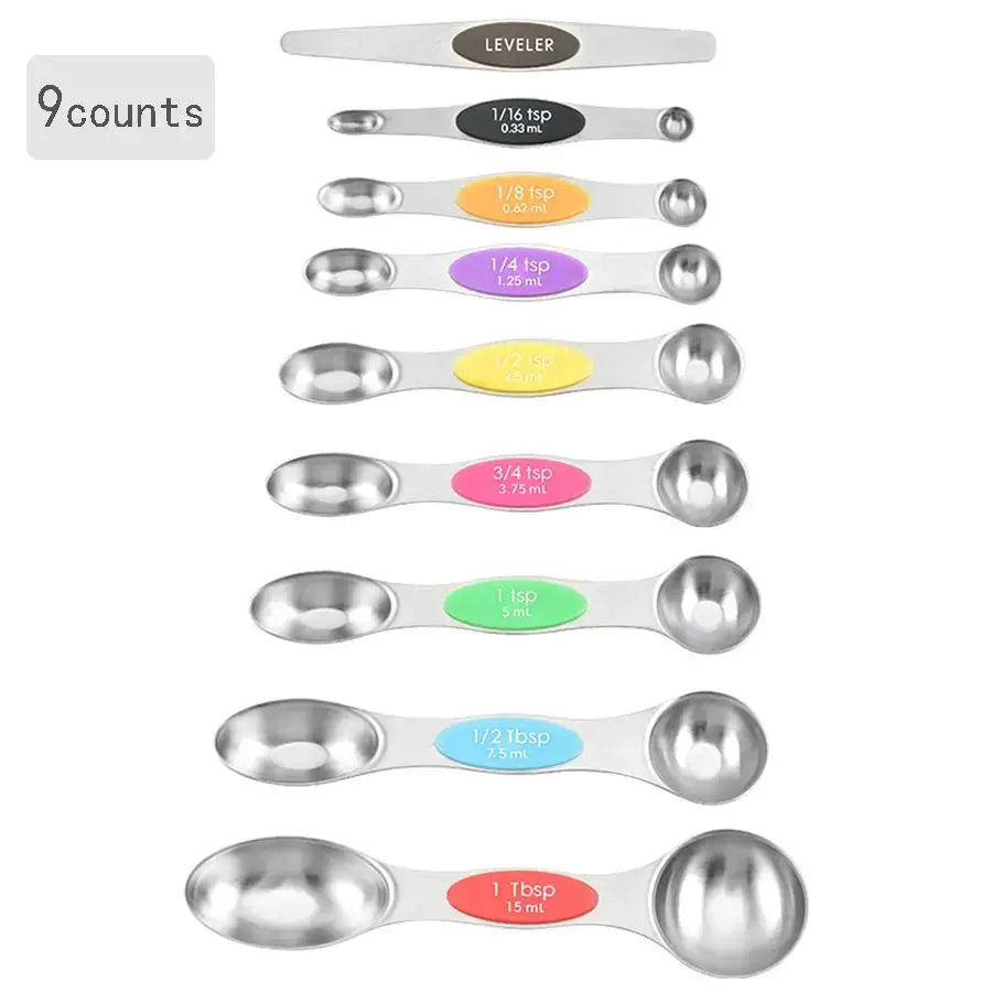 Magnetic Stainless-Steel Measuring Spoon Set - view 9