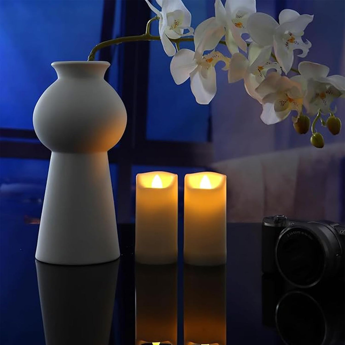 2-Pack LED Flameless Outdoor Candles - view 4