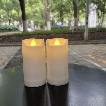 2-Pack LED Flameless Outdoor Candles - view 2