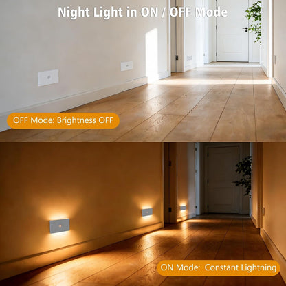 Rechargeable Motion-Sensor Night Lights – 2 Pack - view 3